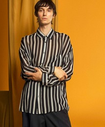 《UNISEX》【Italian Dead Stock Fabric】Prime-Over Regular Collar Shirt/プライムオーバーレギュラーカラーシャツ 【MAISON SPECIAL/メゾンスペシャル】