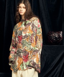《UNISEX》【Italian Dead Stock Fabric】Prime-Over Regular Collar Shirt/プライムオーバーレギュラーカラーシャツ 【MAISON SPECIAL/メゾンスペシャル】
