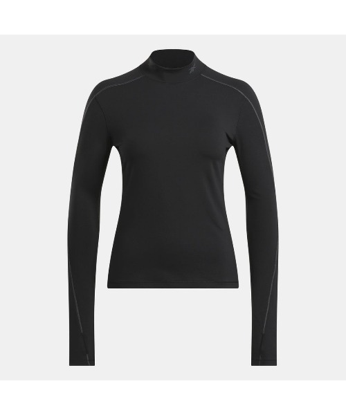Reebok(リーボック)の「OV-ファイア+ ロングスリーブ / OV RBK-FIRE+ LONGSLEEVE(ジャージ・レディース・ブラック・LARGE/MEDIUM/SMALL/X-LARGE/X-SMALL)」の7枚目の写真