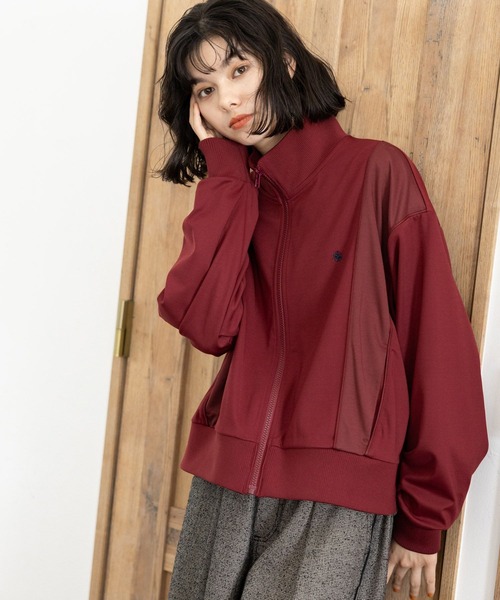 POLO BCS（ポロ ビーシーエス）の「【POLO BCS(ポロ・ビーシーエス)】トラックジャケット（ジャージ・レディース・アイボリー/ネイビー/ボルドー・SHORT/LONG）」の6枚目の写真