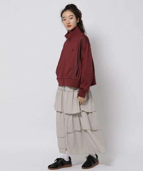 POLO BCS（ポロ ビーシーエス）の「【POLO BCS(ポロ・ビーシーエス)】トラックジャケット（ジャージ・レディース・アイボリー/ネイビー/ボルドー・SHORT/LONG）」の14枚目の写真