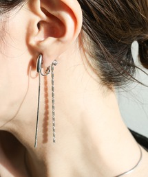 select MOCA | ダブルラインチェーンロングイヤリング(イヤリング)