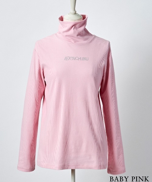 Studs logo high neck tops(Tシャツ/カットソー)|AVENCHUMU Studs logo high neck tops(Tシャツ/カットソー)|AVENCHUMU