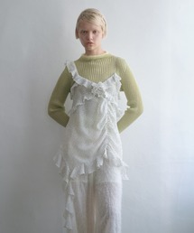 フラワーシフォンキャミソール