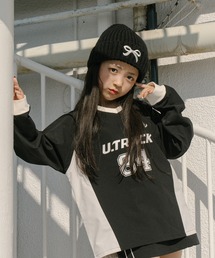 URBAN CHERRY | 【U.TRACK】ナンバリングレーシング切り替えプルオーバー(その他トップス)