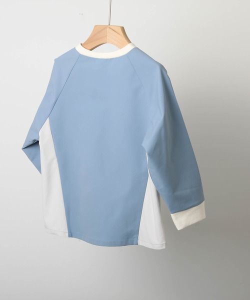 URBAN CHERRY（アーバンチェリー）の「【U.TRACK】ナンバリングレーシング切り替えプルオーバー（その他トップス・キッズ・ピンク/ブルー/ブラック・110cm/140cm/130cm/120cm/150cm）」の12枚目の写真