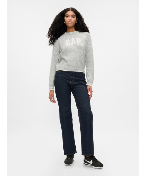 GAP(ギャップ)の「ラグラン GAPロゴ セーター(ニット/セーター・レディース・ライトグレー・M/L/XXS/XL/XS/S)」の4枚目の写真