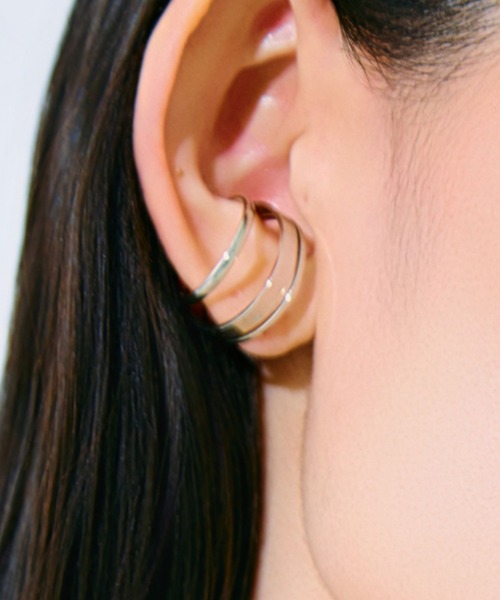 kiehtova(キエトヴァ)の「【kiehtova】TRILOGY EARCUFF / M トリロジー イヤーカフ /M(イヤーカフ・レディース・シルバー/ゴールド・FREE)」の15枚目の写真