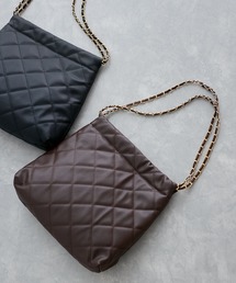 VIS | キルティングチェーンホーボーバッグ(ショルダーバッグ)