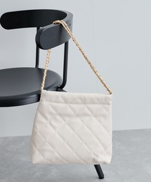 VIS | キルティングチェーンホーボーバッグ(ショルダーバッグ)