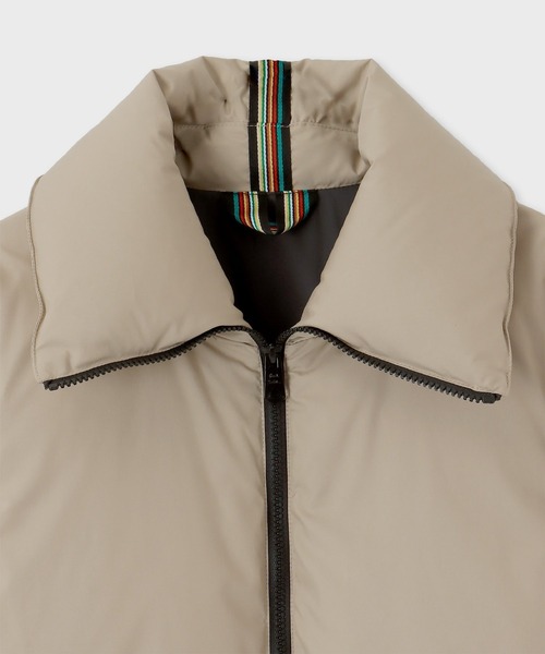 Paul Smith（ポールスミス）の「ウィメンズ シグネチャーストライプ ロングダウンコート / 245050 JK247（ダウンジャケット/コート・レディース・ベージュ/ブラック・38/40）」の9枚目の写真