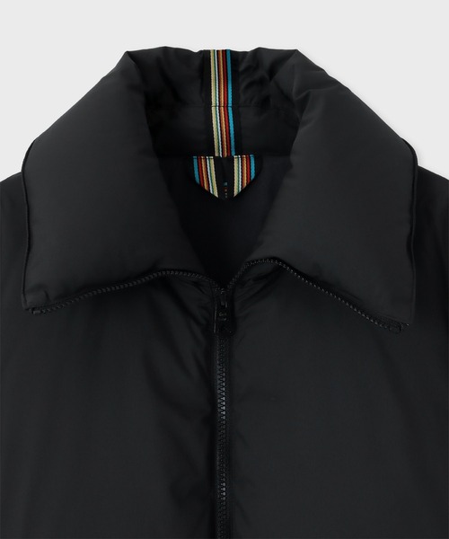 Paul Smith（ポールスミス）の「ウィメンズ シグネチャーストライプ ロングダウンコート / 245050 JK247（ダウンジャケット/コート・レディース・ベージュ/ブラック・38/40）」の4枚目の写真
