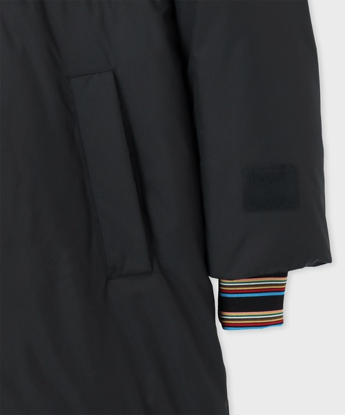Paul Smith（ポールスミス）の「ウィメンズ シグネチャーストライプ ロングダウンコート / 245050 JK247（ダウンジャケット/コート・レディース・ベージュ/ブラック・38/40）」の13枚目の写真