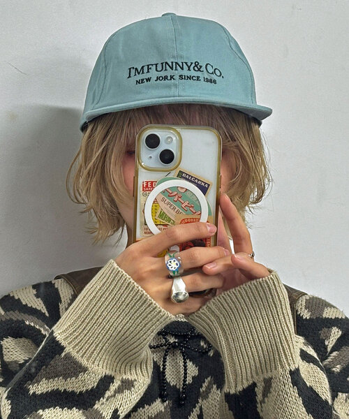 RePRODUCTION LABEL(リプロダクションレーベル)の「【RePRODUCTION LABEL / リプロダクションレーベル】刺繍ロゴキャップ(キャップ・レディース・ブラック/ネイビー/レッド/サックスブルー/ブラック系その他/ブラック系その他2・ONE SIZE)」の22枚目の写真