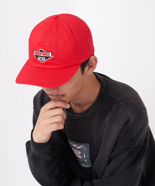 RePRODUCTION LABEL(リプロダクションレーベル)の「【RePRODUCTION LABEL / リプロダクションレーベル】刺繍ロゴキャップ(キャップ・レディース・ブラック/ネイビー/レッド/サックスブルー/ブラック系その他/ブラック系その他2・ONE SIZE)」の16枚目の写真