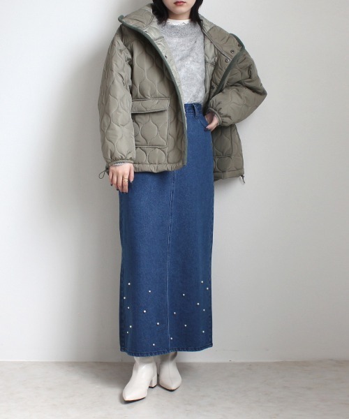 SELECT LEVERY(セレクトリベリー)の「グラデーションメッシュニット(ニット/セーター・レディース・グリーン/グレー/ブルー/ラベンダー・MEDIUM)」の12枚目の写真