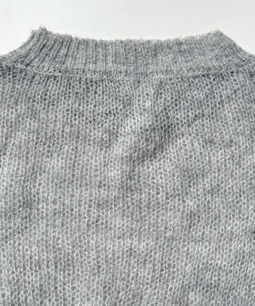 SELECT LEVERY(セレクトリベリー)の「グラデーションメッシュニット(ニット/セーター・レディース・グリーン/グレー/ブルー/ラベンダー・MEDIUM)」の21枚目の写真