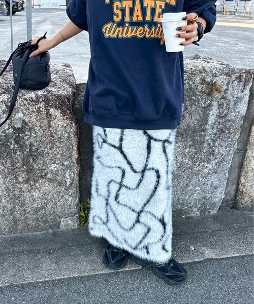 セール】【XSサイズあり/ハンドウォッシャブル】ニュアンス柄シャギー