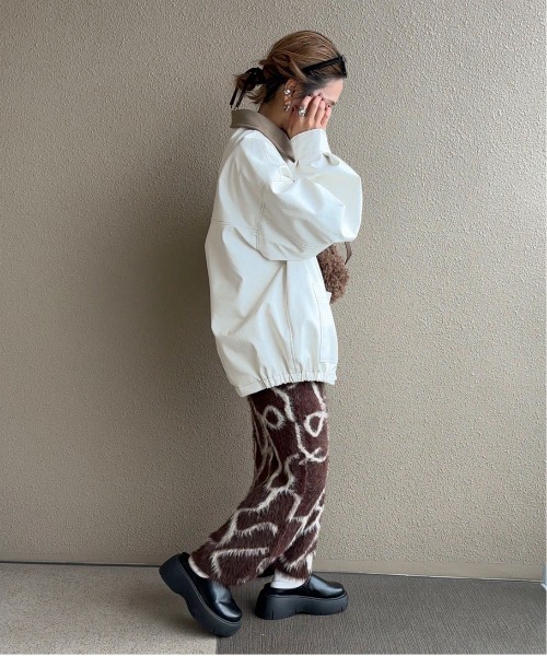 セール】【XSサイズあり/ハンドウォッシャブル】ニュアンス柄シャギー