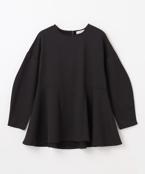 ANY(エニィ)の「ジョーゼット裏起毛ペプラムプルオーバー(Tシャツ/カットソー・レディース・ブラック系/アイボリー系/ネイビー系・4)」の18枚目の写真
