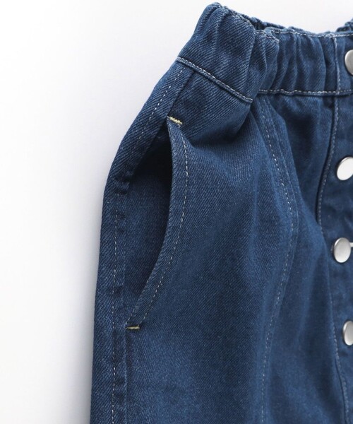 EDWIN(エドウィン)の「【Ou? by EDWIN】裾スカラップデニムスカート(デニムスカート・キッズ・ブルー・90/150/140/110/120/130/100)」の8枚目の写真