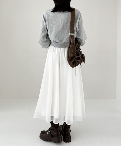 Heather（ヘザー）の「【TeddyBear/テディベア】ロゴ刺繍裏毛スウェット  252242（スウェット・レディース・グレー/ネイビー/オートミール・FREE）」の18枚目の写真