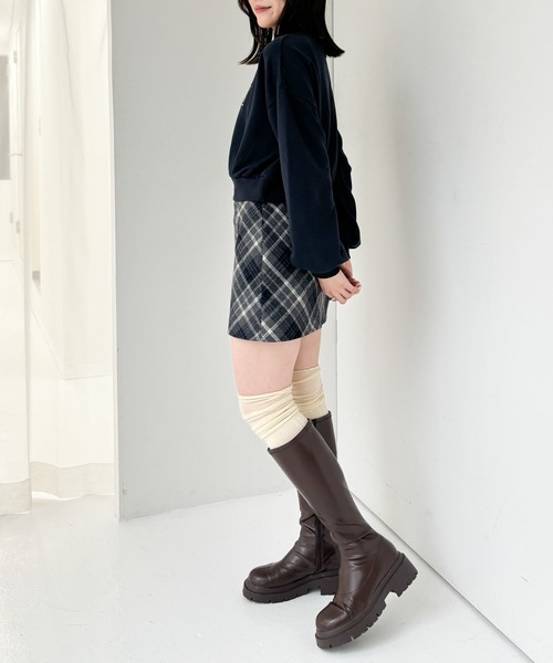 Heather（ヘザー）の「【TeddyBear/テディベア】ロゴ刺繍裏毛スウェット  252242（スウェット・レディース・グレー/ネイビー/オートミール・FREE）」の21枚目の写真