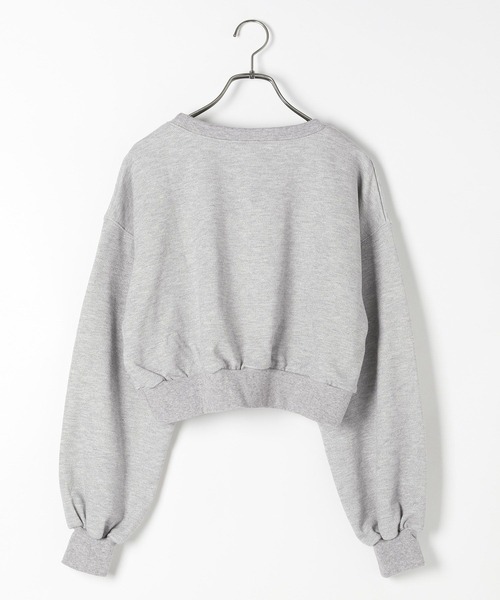 Heather（ヘザー）の「【TeddyBear/テディベア】ロゴ刺繍裏毛スウェット  252242（スウェット・レディース・グレー/ネイビー/オートミール・FREE）」の9枚目の写真