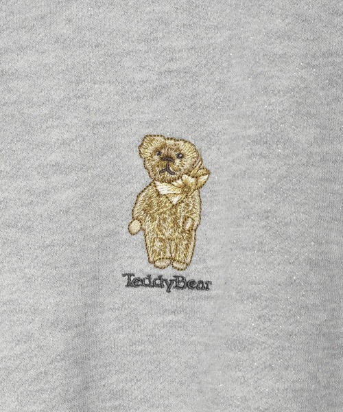 Heather（ヘザー）の「【TeddyBear/テディベア】ロゴ刺繍裏毛スウェット  252242（スウェット・レディース・グレー/ネイビー/オートミール・FREE）」の11枚目の写真