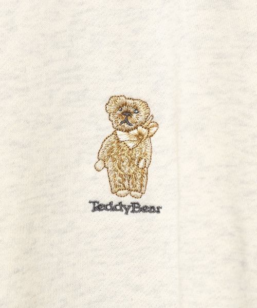 Heather（ヘザー）の「【TeddyBear/テディベア】ロゴ刺繍裏毛スウェット  252242（スウェット・レディース・グレー/ネイビー/オートミール・FREE）」の12枚目の写真