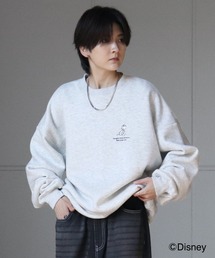 Disney（ディズニー）の「ディズニーシリーズ ワンポイント刺繍 / バックプリント ビッグシルエットプルオーバー クルースウェット ユニセックス（スウェット）」