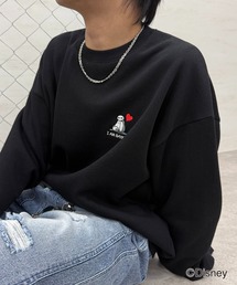 Confirm（コンファーム）の「ディズニーシリーズ ワンポイント刺繍 / バックプリント ビッグシルエットプルオーバー クルースウェット ユニセックス（スウェット）」