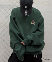 Confirm（コンファーム）の「ディズニーシリーズ ワンポイント刺繍 / バックプリント ビッグシルエットプルオーバー クルースウェット ユニセックス（スウェット）」