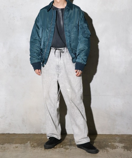 MILITARY(ミリタリー)の「U.S MILITARY / ユーエスミリタリー CONCORD 90S CWU JACKET コンコルド 90s CWUジャケット(その他アウター・メンズ・ネイビー・LARGE)」の2枚目の写真