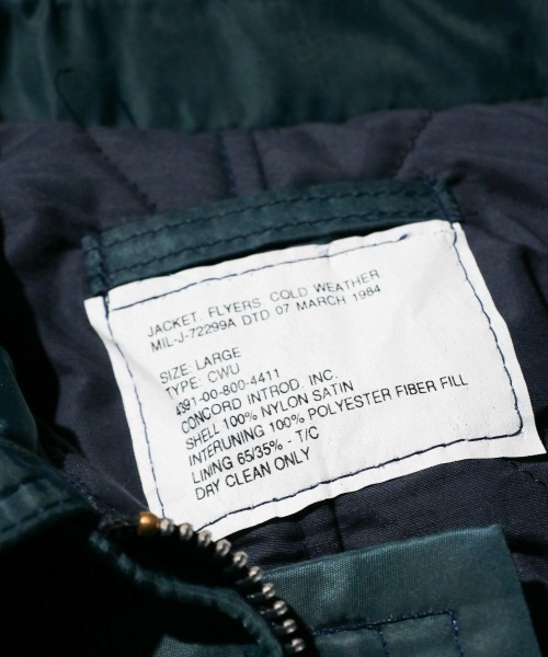 MILITARY(ミリタリー)の「U.S MILITARY / ユーエスミリタリー CONCORD 90S CWU JACKET コンコルド 90s CWUジャケット(その他アウター・メンズ・ネイビー・LARGE)」の5枚目の写真