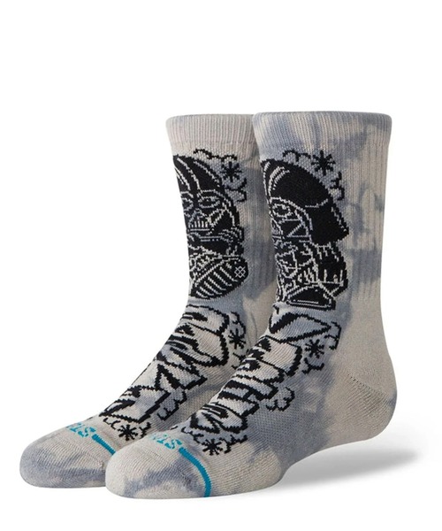 STANCE(スタンス)の「STANCE/スタンス キッズ ソックス 靴下 DJ DARTH KIDS CREW K556D24DJD#BLK(ソックス/靴下・キッズ・ブラック・L)」の1枚目の写真