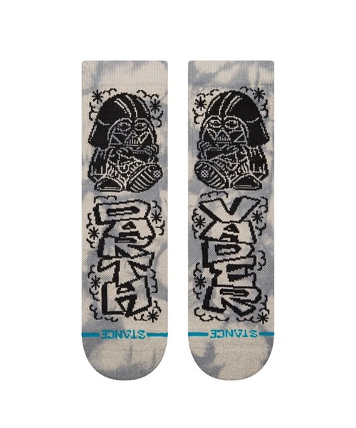 STANCE(スタンス)の「STANCE/スタンス キッズ ソックス 靴下 DJ DARTH KIDS CREW K556D24DJD#BLK(ソックス/靴下・キッズ・ブラック・L)」の2枚目の写真