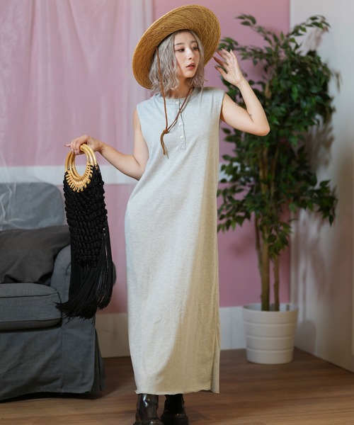 ROXY（ロキシー）の「ROXY/ロキシー タンクワンピース ロング丈