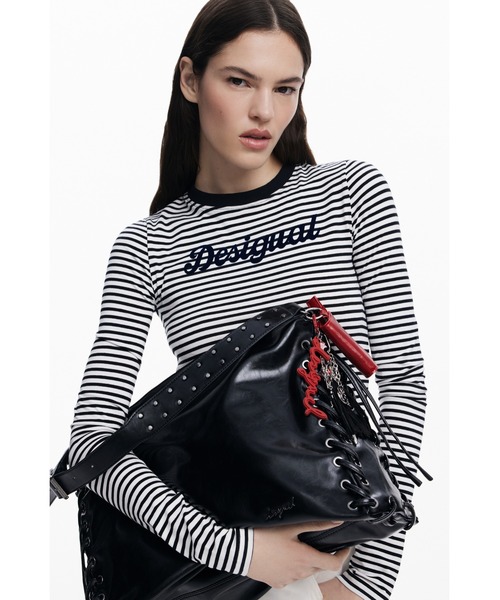 Desigual（デシグアル）の「【SALE対象外】REPRISE GALAXY BLACK LEIRI PUショルダーバッグ ブラック（ショルダーバッグ・レディース・ブラック・FREE）」の6枚目の写真