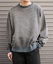 marka | 〈別注〉 DAMAGE CREW NECK SWEAT(スウェット)