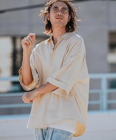 セール】Linen Tent Line シャツ（シャツ/ブラウス）｜Plage