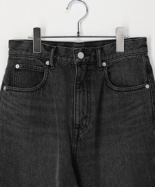 Rie Miller(リエミラー)の「【RM denim】ハイウエストスリムテーパードデニム(デニムパンツ・レディース・ブラック/ベビーピンク・L/M/S/XS)」の9枚目の写真