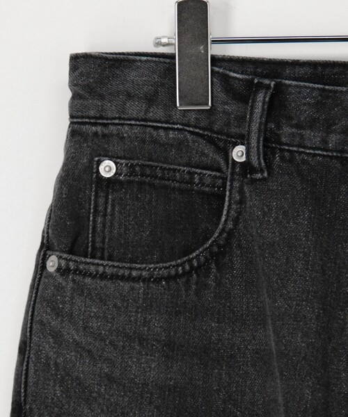 Rie Miller(リエミラー)の「【RM denim】ハイウエストスリムテーパードデニム(デニムパンツ・レディース・ブラック/ベビーピンク・L/M/S/XS)」の12枚目の写真