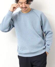 NOLLEY’S | 抗菌防臭・保温DRYクジラ刺繍ダンボールニットプルオーバー(スウェット)