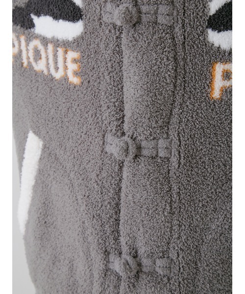 gelato pique（ジェラートピケ）の「【HOMME】パウダーパンダジャガードブルゾン（ルームウェア/パジャマ・メンズ・グレー・LARGE/MEDIUM）」の13枚目の写真