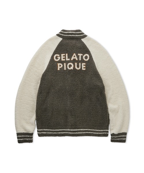 gelato pique（ジェラートピケ）の「【HOMME】パウダーパンダジャガードブルゾン（ルームウェア/パジャマ・メンズ・グレー・LARGE/MEDIUM）」の3枚目の写真