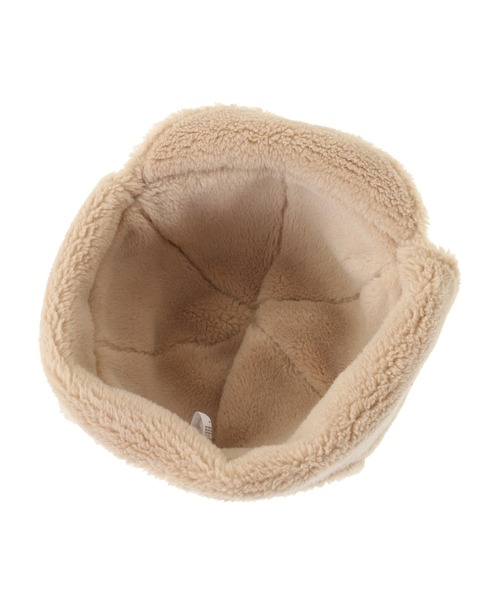 Green　Parks（グリーンパークス）の「・ムートンフライトキャップ（ハット・レディース・ブラウン/キャメル・FREE）」の4枚目の写真