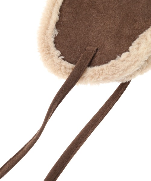 Green　Parks（グリーンパークス）の「・ムートンフライトキャップ（ハット・レディース・ブラウン/キャメル・FREE）」の8枚目の写真