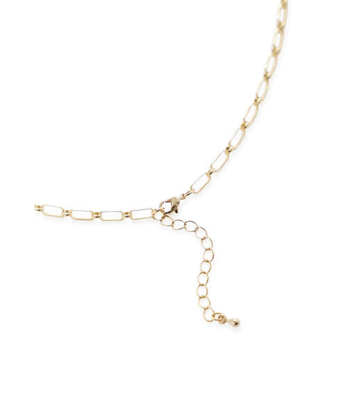 human woman（ヒューマンウーマン）の「◆変形チェーンネックレス（ネックレス・レディース・ゴールド・ﾌﾘ-）」の7枚目の写真