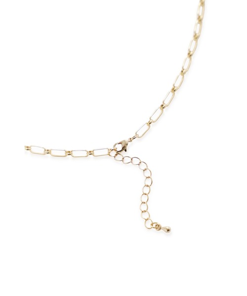 human woman（ヒューマンウーマン）の「◆変形チェーンネックレス（ネックレス・レディース・ゴールド・ﾌﾘ-）」の4枚目の写真